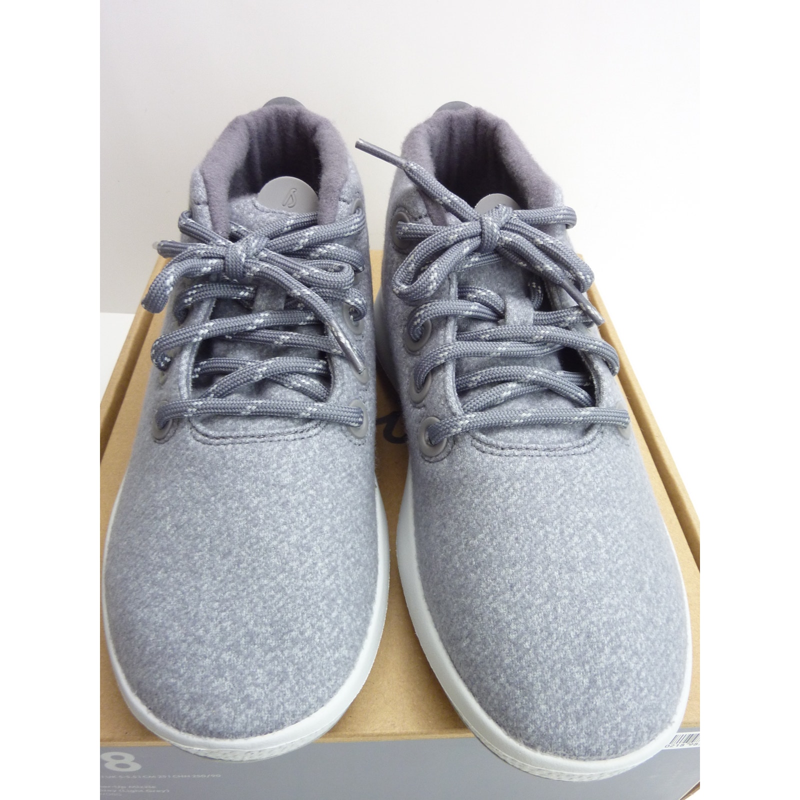Allbirds Womens Wool Runner Up Mizzle Sneakers Size 8 Medium Grey High Top Nwt — image 2 of 7